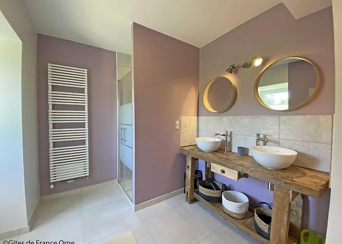 Nyaraló Manoir Percheron Independant Avec Jardin Et Babyfoot - Fr-1-497-243 La Mesnière