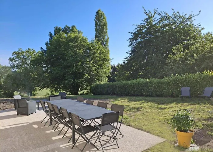 Nyaraló Manoir Percheron Independant Avec Jardin Et Babyfoot - Fr-1-497-243 La Mesnière